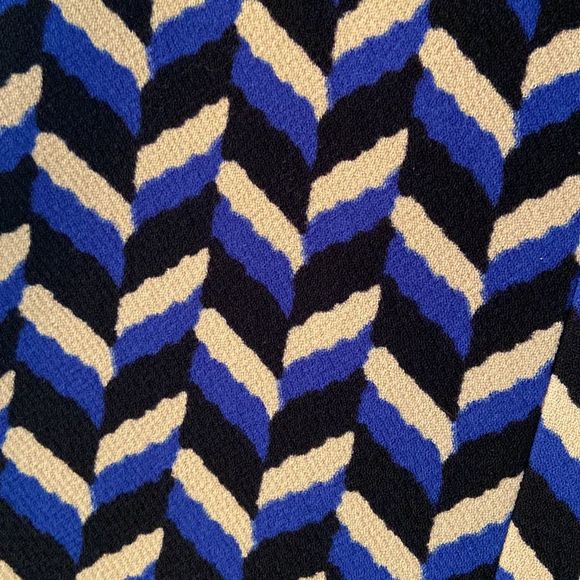 ANNE KLEIN Suit Separates Multi Coloured Geo Print Open Front Blazer - Picture 11 of 13